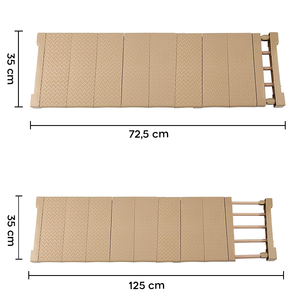 Étagère extensible pour armoires 35x72,5 cm étagère télescopique pour meubles