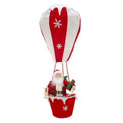 Ballon Père Noël 392050 Décorations de Noël 110H cm avec lumières et sons