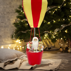 Ballon Père Noël 392021 Décorations de Noël 80H cm avec lumières et sons