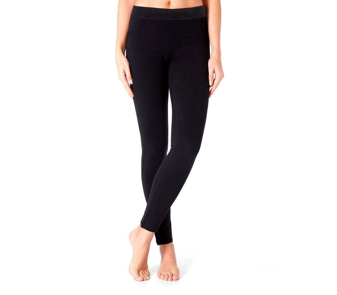 2 pcs Legging thermique femme ZERO DEGREES noir avec polaire sans couture