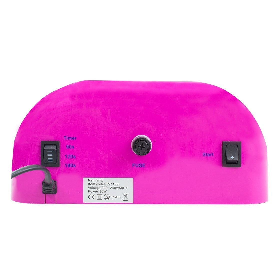 Lampe LED UV professionnelle 36W 026974 Timer 90-120-180s pour manucure
