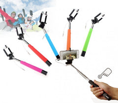 Kit bâton de selfie avec bouton coulissant - extensible jusque 97 cm