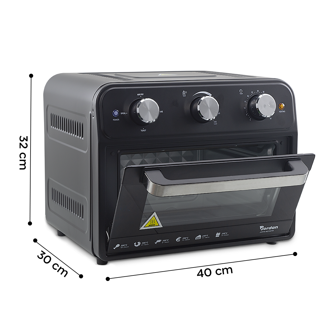 Friteuse à air 28 litres Capacité JCFA-M23AFLD Mini four sans huile 20000W