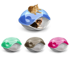 20104 DUCK PLAIN maison en plastique pour chiens et chats de différentes coulur