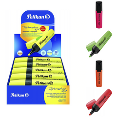 Surligneurs Pelikan 490 Lot de 10 surligneurs avec capuchon clip