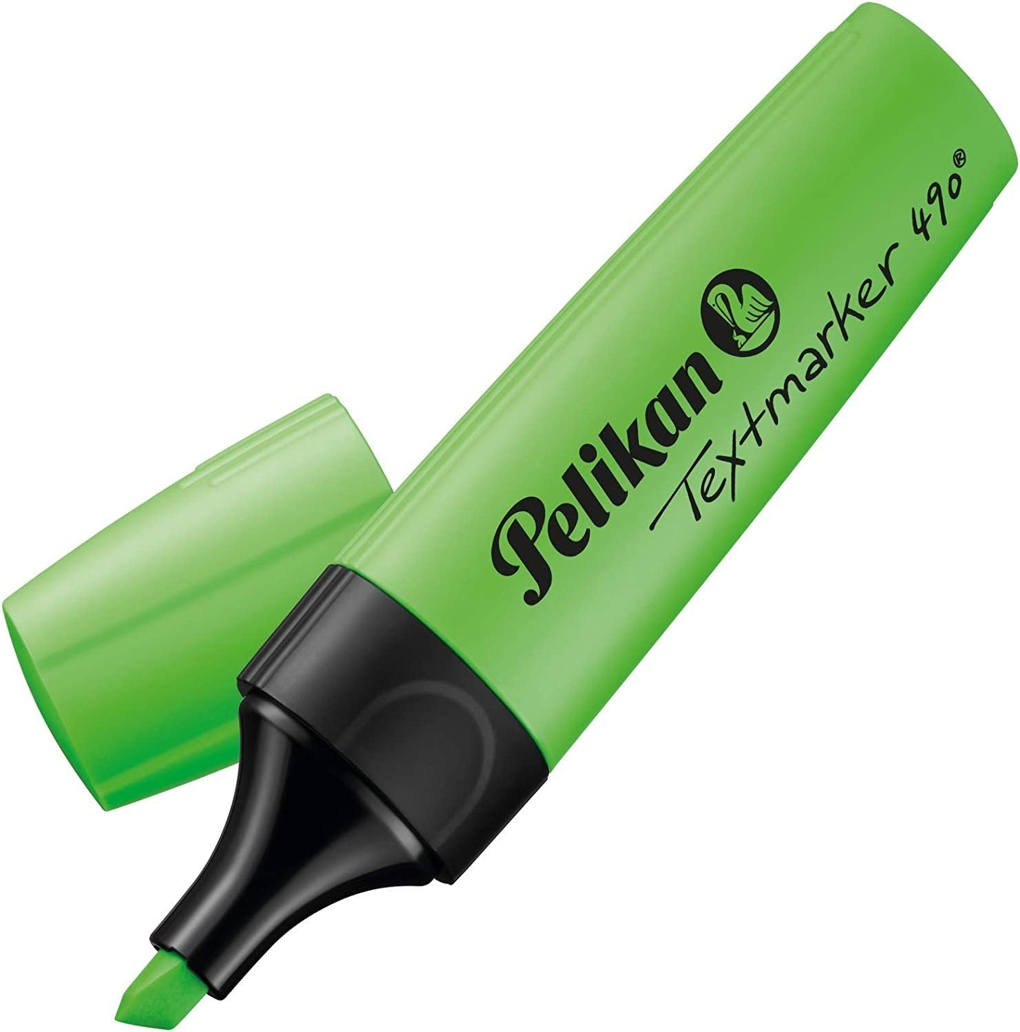 Surligneurs Pelikan 490 Lot de 10 surligneurs avec capuchon clip