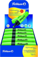 Surligneurs Pelikan 490 Lot de 10 surligneurs avec capuchon clip