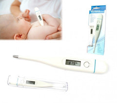Thermomètre digital avec écran LCD + étui pour un transport commode