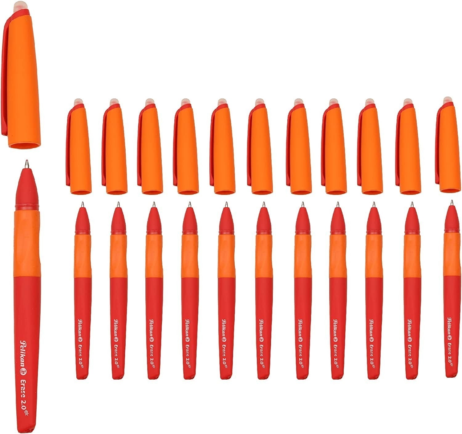 Pack 12pcs stylo effaçable 2.0 PELIKAN Roller Ergonomique Rechargeable