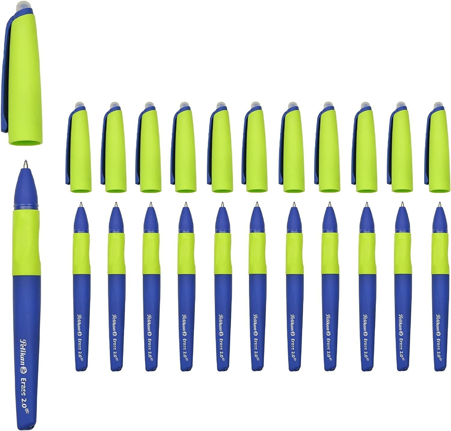 Pack 12pcs stylo effaçable 2.0 PELIKAN Roller Ergonomique Rechargeable