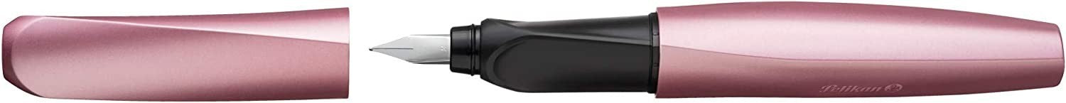Stylo plume Pelikan Twistx Frosted manche ergonomique encre bleue