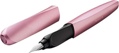 Stylo plume Pelikan Twistx Frosted manche ergonomique encre bleue