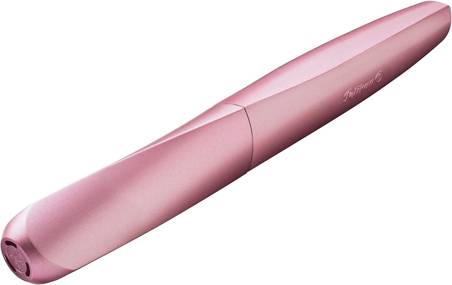Stylo plume Pelikan Twistx Frosted manche ergonomique encre bleue