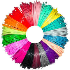 Recharge 20 Filaments Recharge pour stylo 3D Fils colorés PLA 5mt 1.75mm