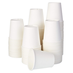 Pack de 150 gobelets à café jetables biodégradables colorés 75ml