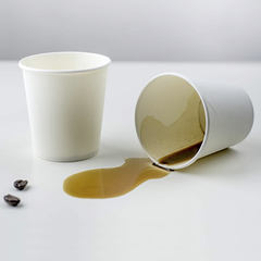 Pack de 150 gobelets à café jetables biodégradables colorés 75ml
