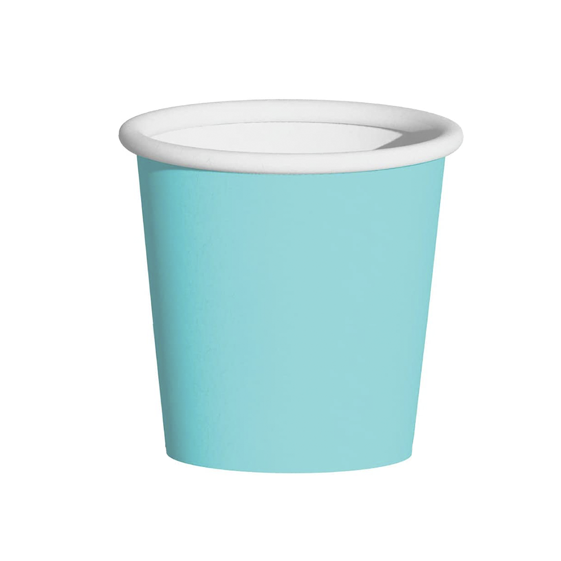 Pack de 100 gobelets à café jetables biodégradables colorés 75ml