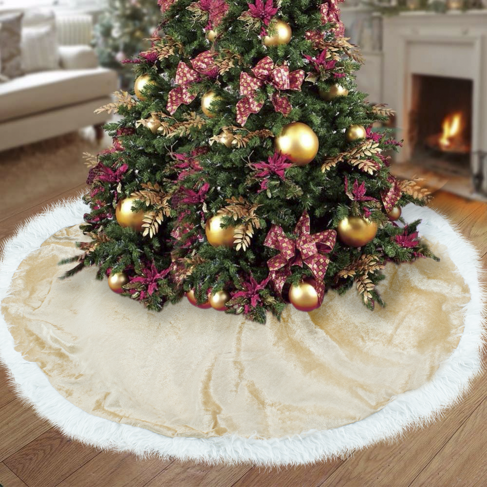 Sapin de Noël 301215 Tapis de sol pour sapin 110 cm Mini lumières LED