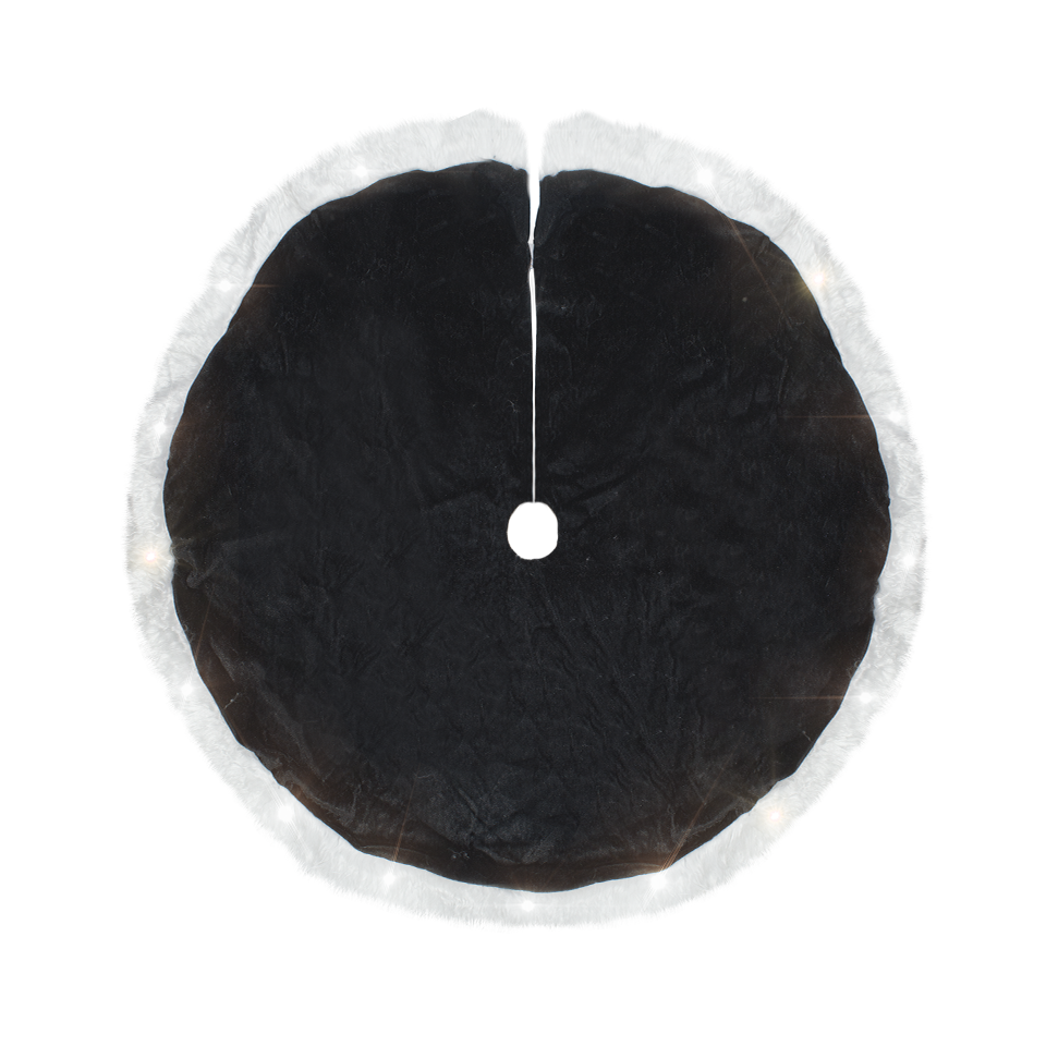 Sapin de Noël 301215 Tapis de sol pour sapin 110 cm Mini lumières LED