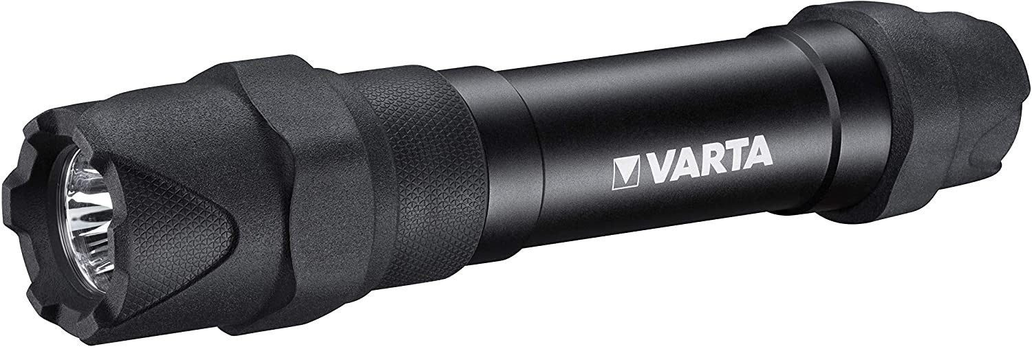 Lampe torche de poche VARTA LED indestructible F30 Pro avec 6 piles AA