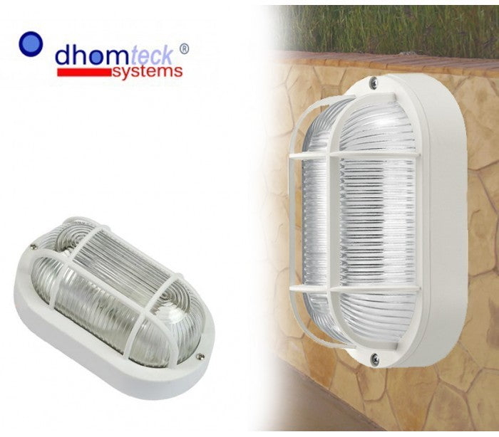 Lumière - Lampe - Applique OVAL grille E27 DHOMTECK (idéal pour le jardin)