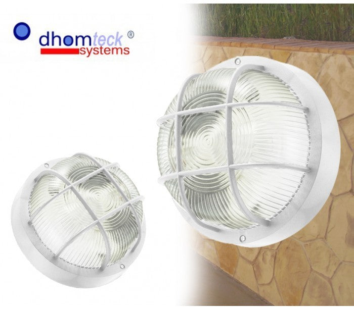 Lumière - Lampe - Applique RONDE grille E27 DHOMTECK (idéal pour le jardin)