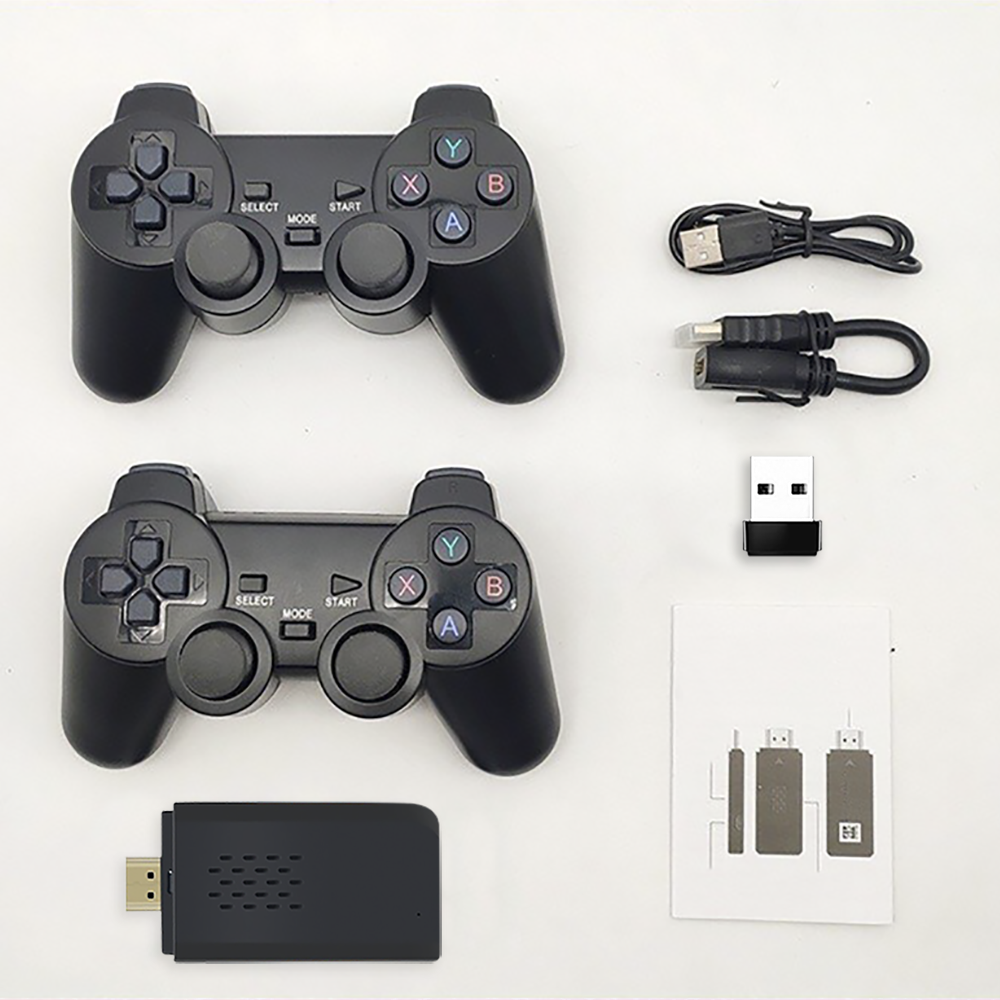 GAMEPAD Stick Console sans fil Jeux inclus 4K Ultra HD avec 2 manettes