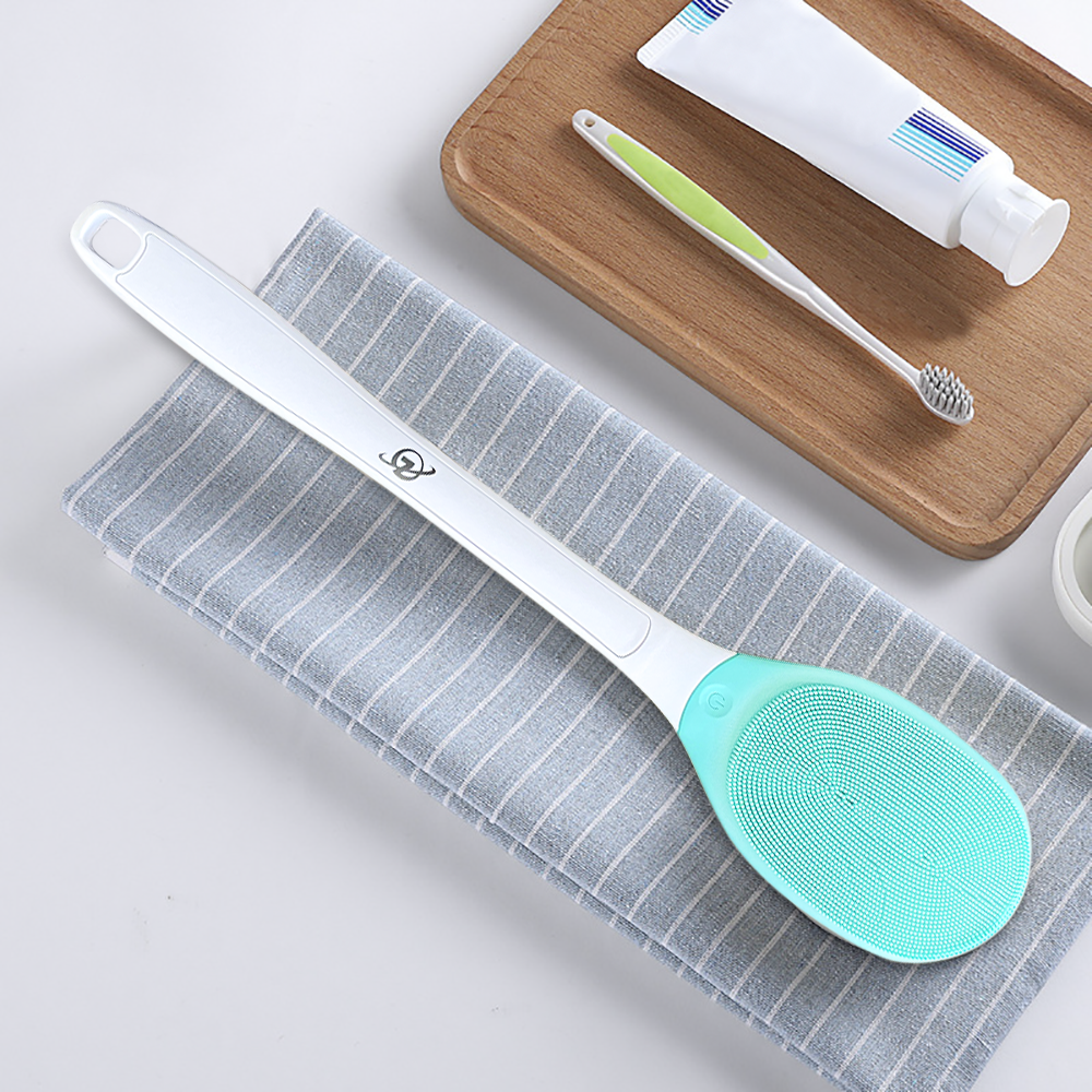 Brosse de bain à vibration électrique pour massage corporel étanche IPX7