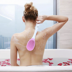 Brosse de bain à vibration électrique pour massage corporel étanche IPX7