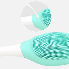 Brosse de bain à vibration électrique pour massage corporel étanche IPX7