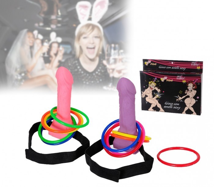 Jeu Adulte - lancer d'anneaux sur la cible - pénis - 17 cm - 748974