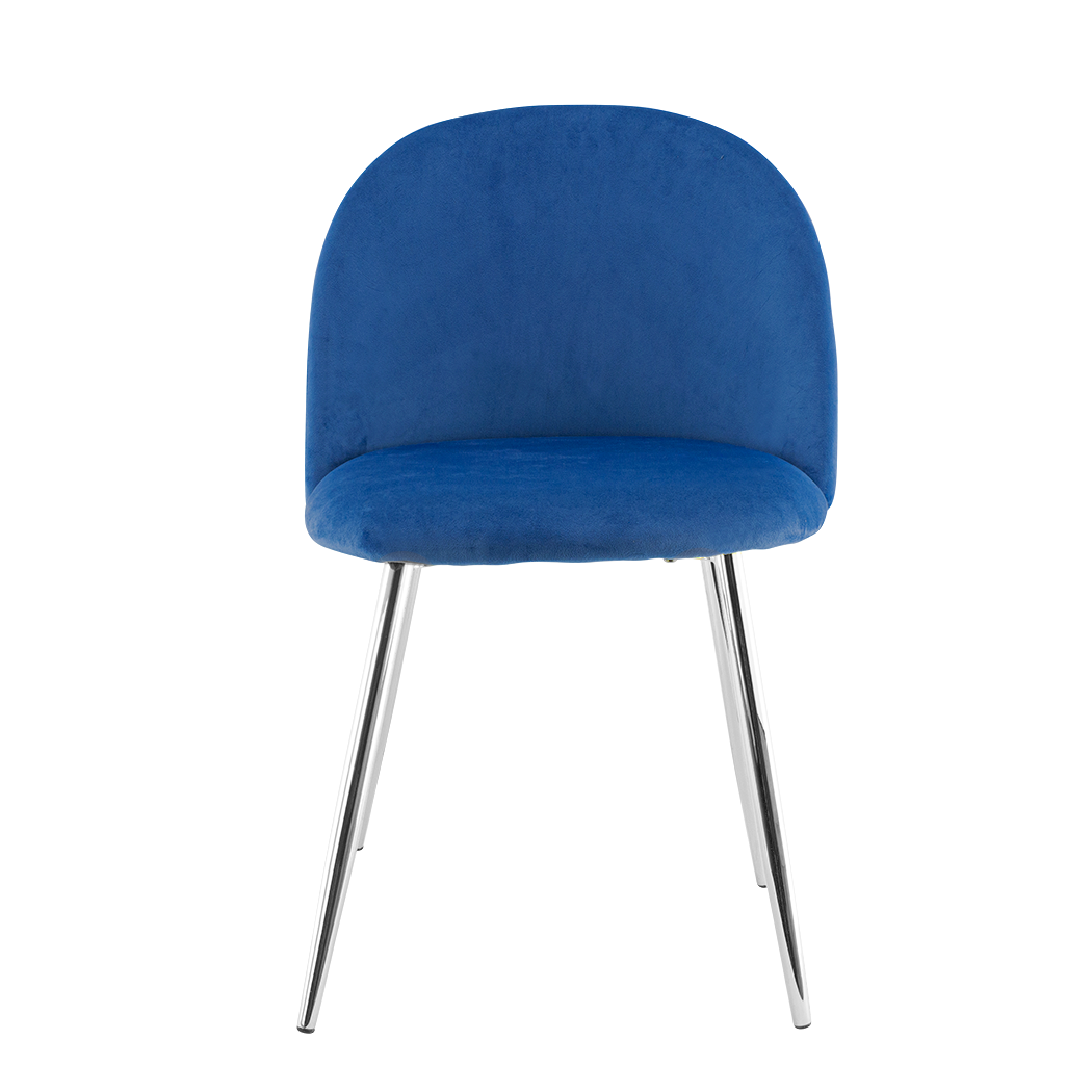 Fauteuil lounge SHELBY 50x45x80H cm fauteuil vintage velours et pieds argent