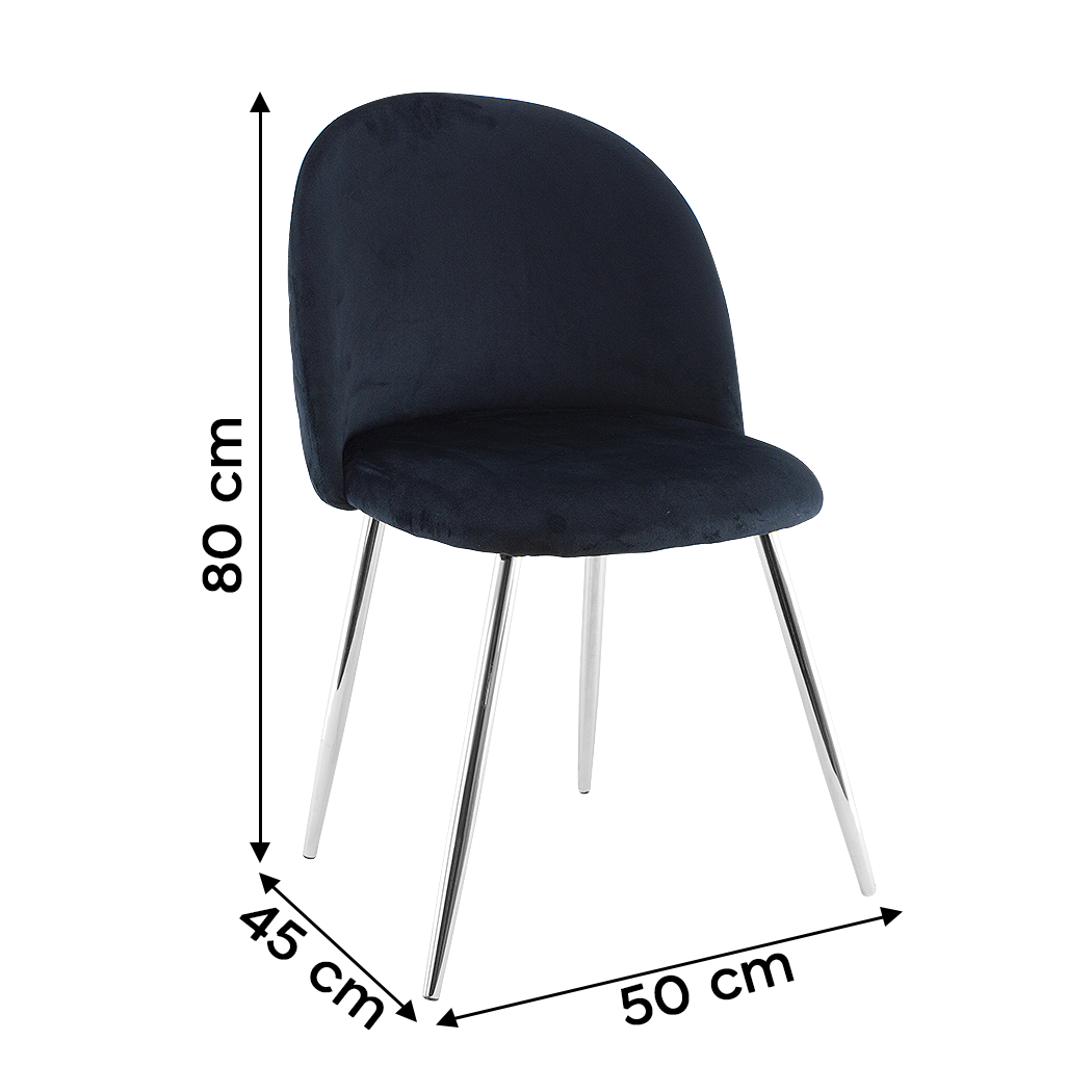Fauteuil lounge SHELBY 50x45x80H cm fauteuil vintage velours et pieds argent