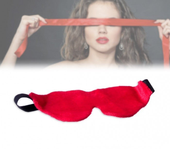 748908 - Ensemble de 4 accessoires jeu sadomasochiste menottes, masque en velour