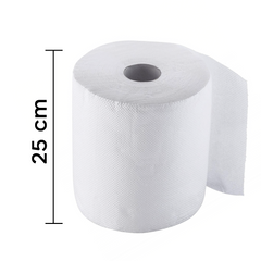 Pack 10 Maxi Bobines Papier Industriel 800 Feuilles 1.5Kg Rouleau 2 Couches
