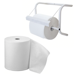 Pack 20 Maxi Bobines Papier Industriel 800 Feuilles 1.5Kg Rouleau 2 Couches
