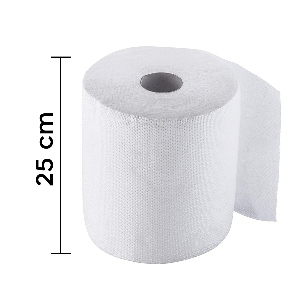 Pack 20 Maxi Bobines Papier Industriel 800 Feuilles 1.5Kg Rouleau 2 Couches