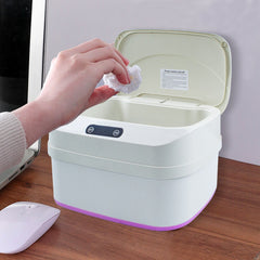 Poubelle pliante automatique à capteur infrarouge intelligent