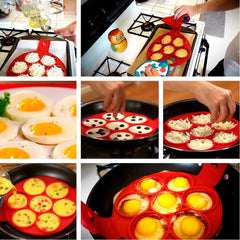 Moule en silicone à crêpes pliable antiadhésif sans BPA pour poêle et four