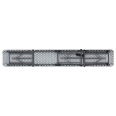 Pack de 2 bancs pliants en plastique blanc pour pique-nique et camping
