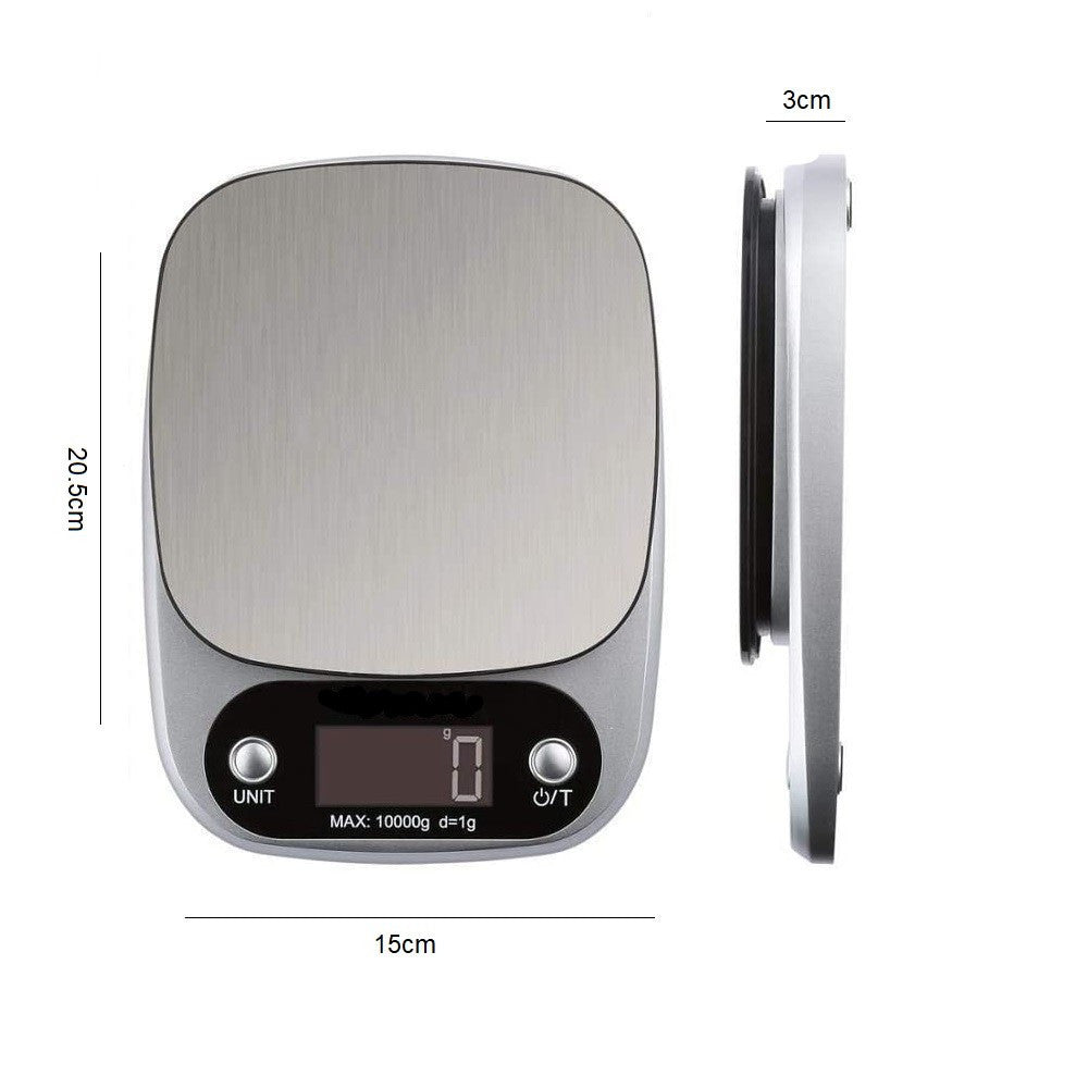 Balance cuisine numérique 10KG Affichage LCD électronique professionnel