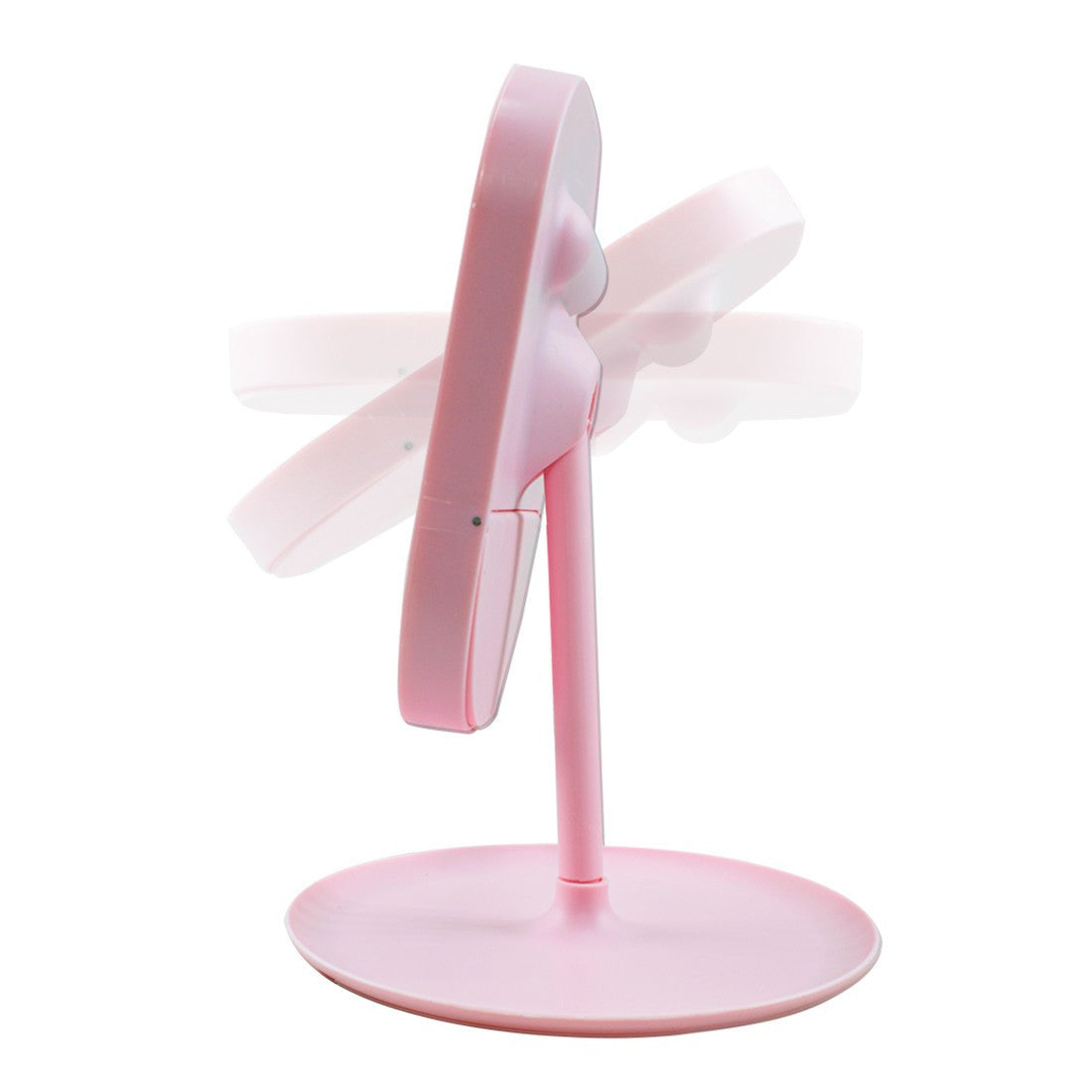 Miroir cosmétique éclairé éclairé par LED de maquillage de table rechargeable
