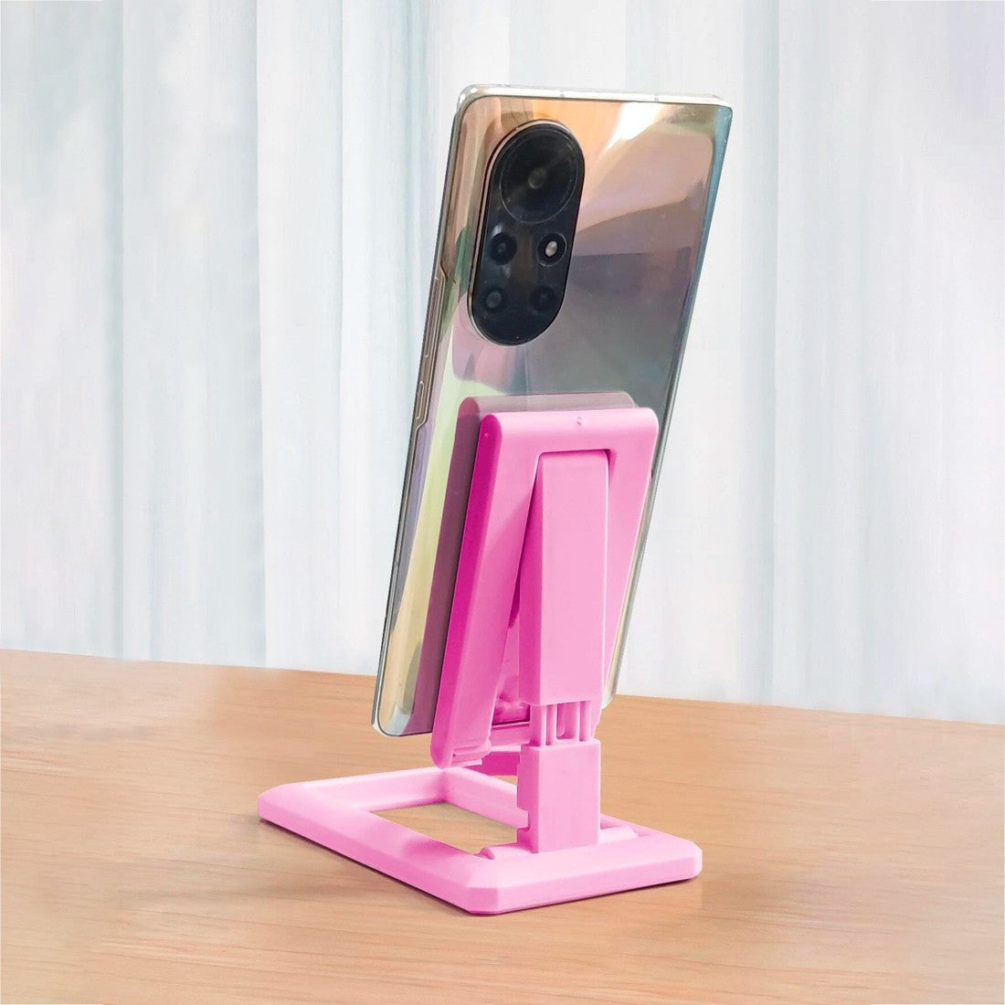 Support de bureau pliable Support universel portable pour téléphone et tablette