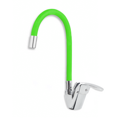 Robinet mitigeur flexible pivotant pour évier de cuisine