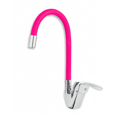 Robinet mitigeur flexible pivotant pour évier de cuisine