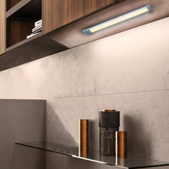 Réglette 28 LED lumière naturelle armoire 38cm détecteur mouvement rechargeable