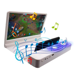 Loupe 3D amplificateur audio et vidéo pour smartphone avec support