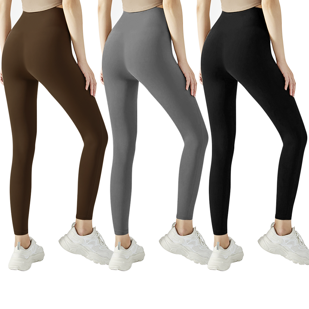 YALISHI Legging taille haute pour femme sportive pour l'été en tissu élastique