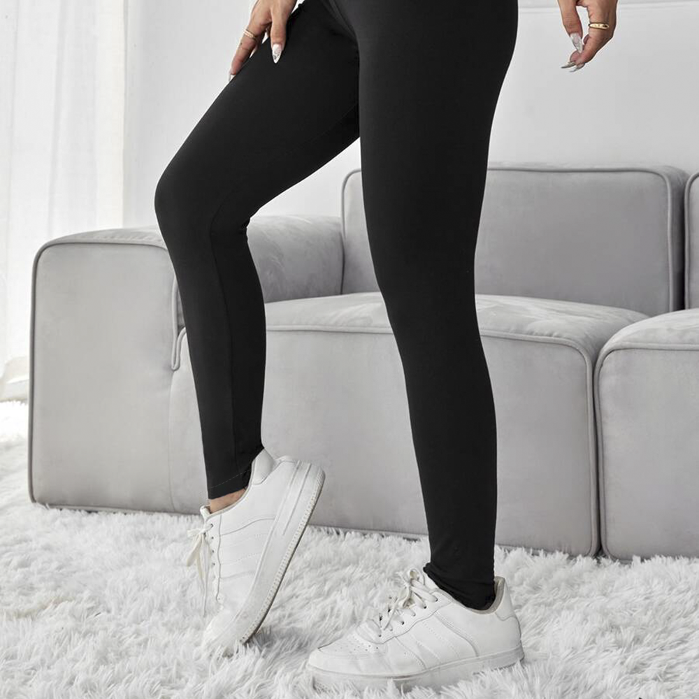 YALISHI Legging taille haute pour femme sportive pour l'été en tissu élastique
