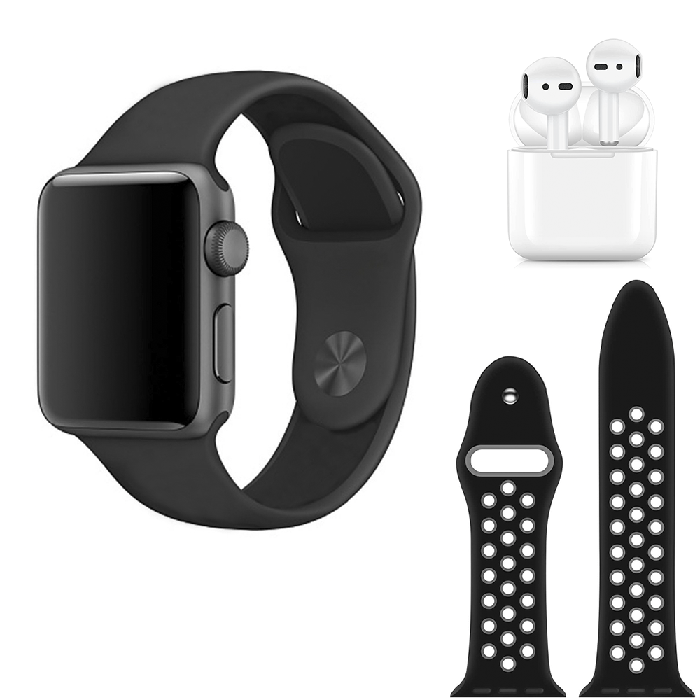 Smartwatch W26 PRO MAX Série 8 avec écouteurs et double sangle de sport Fitness